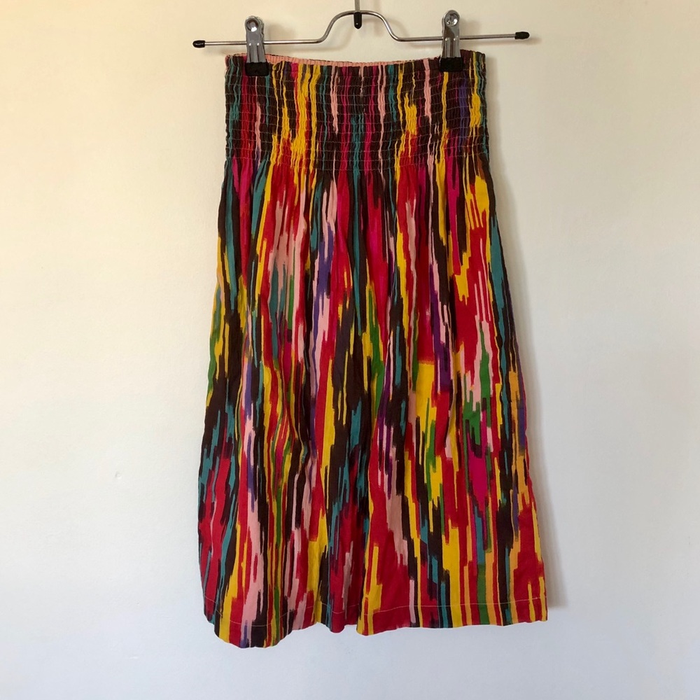 Peek Colorful Strapless Dress